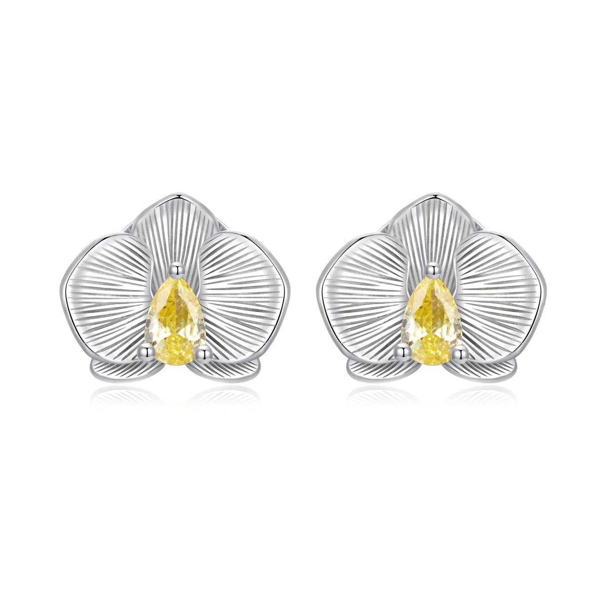 925 Sterling Silver Pavé CZ Earrings for Women - 0.6*0.8cm