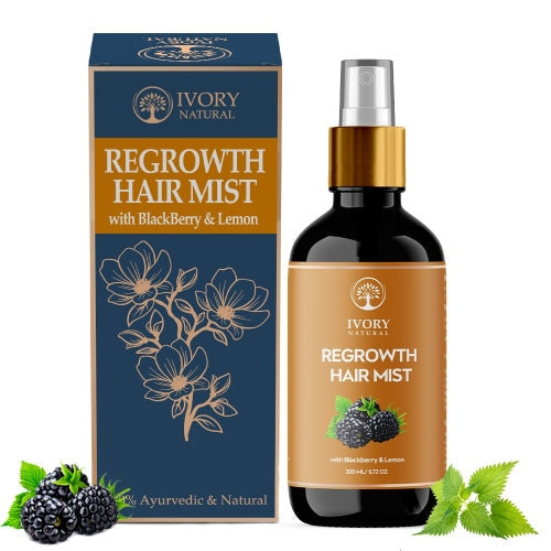 Ivory Natural Hair Mist For Long Hair For Growth Of Hair, Strengthen Follicles, And Restore Shine