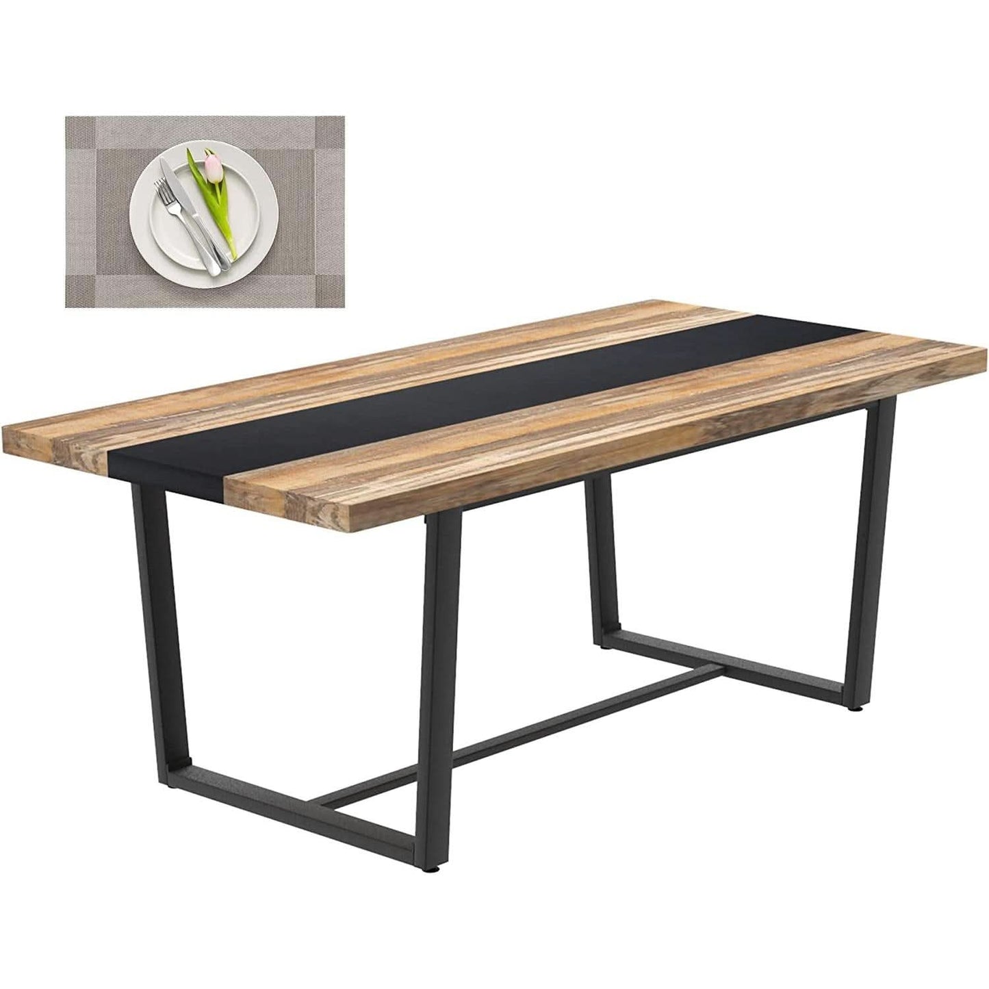 Six To Eight Seats Farmhouse Modern Kitchen Dining Table