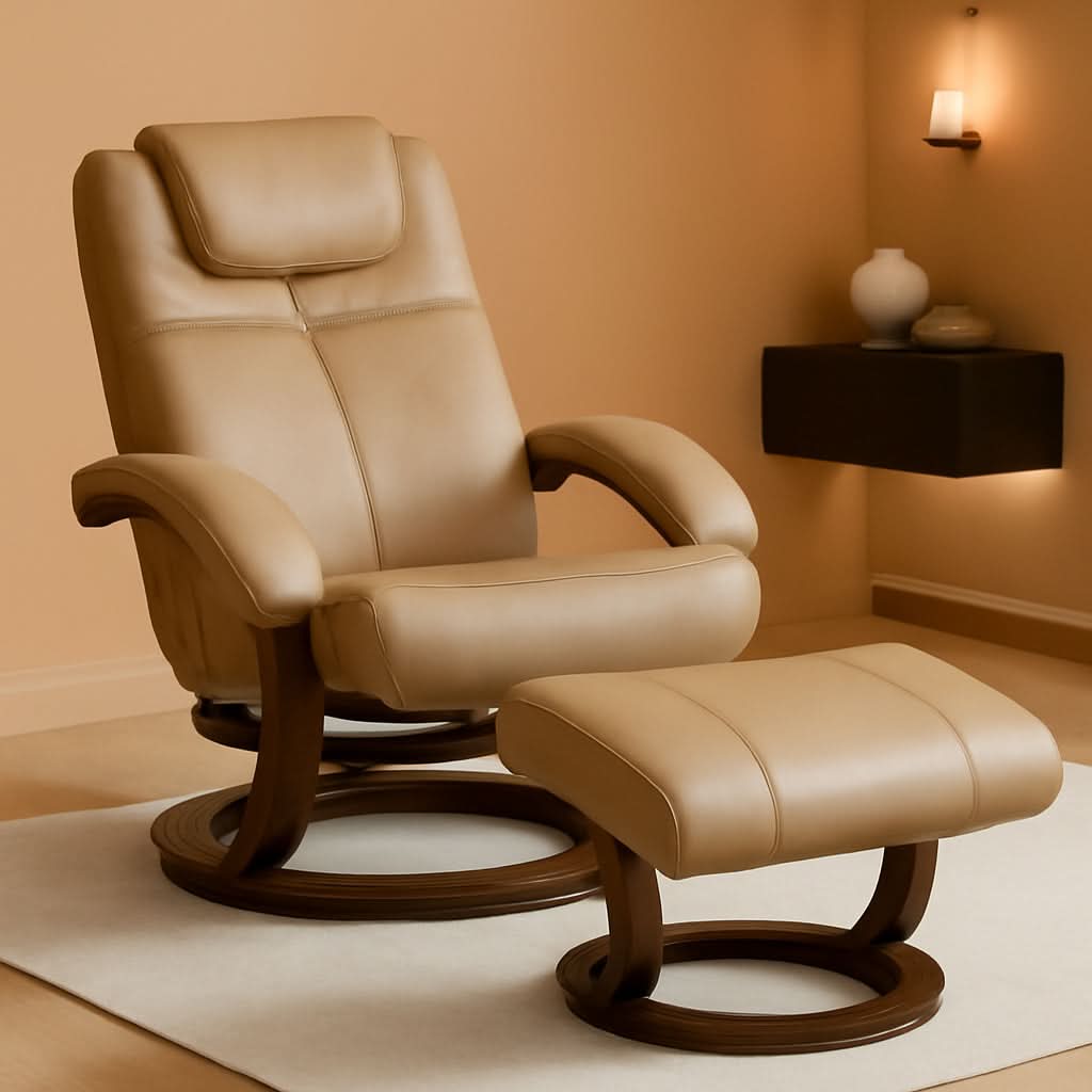 Charles 28in RV Euro Chair Recliner With Kickout Footrest
