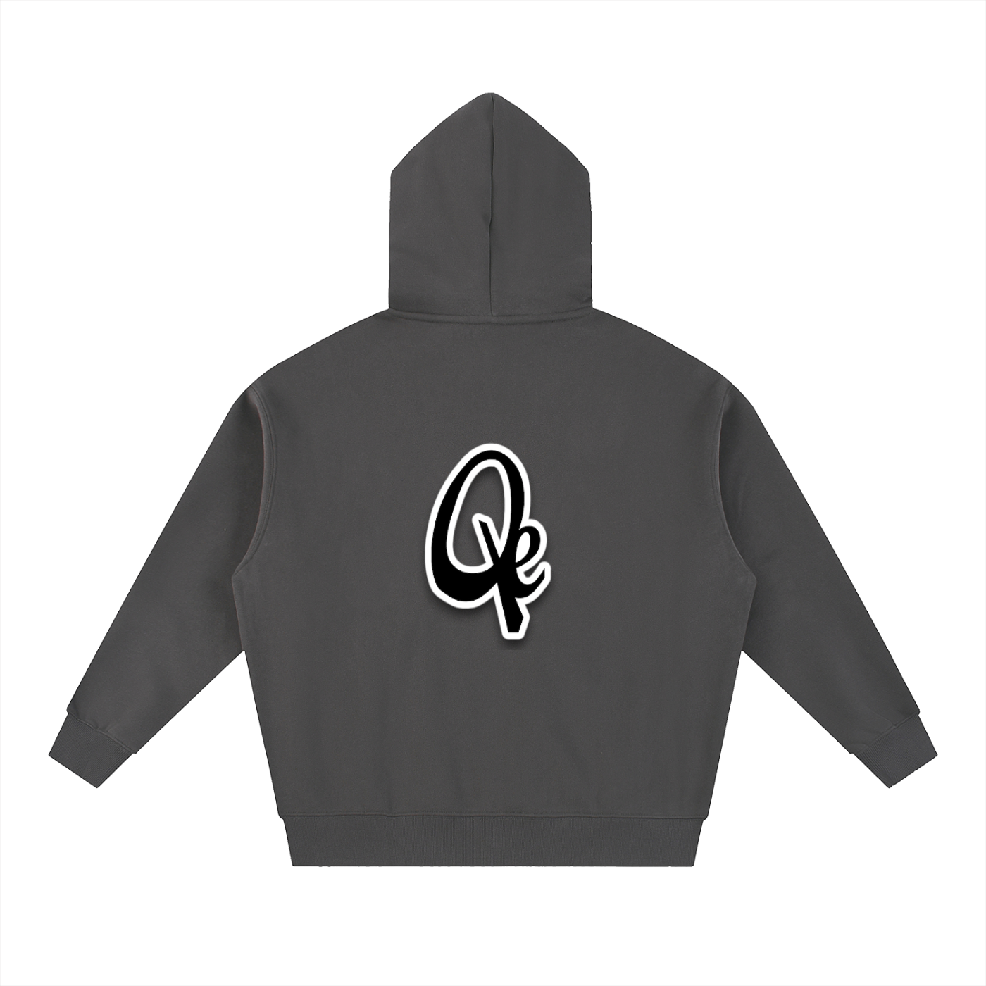 QE Essential Oversized Fleece Boxy Hoodie