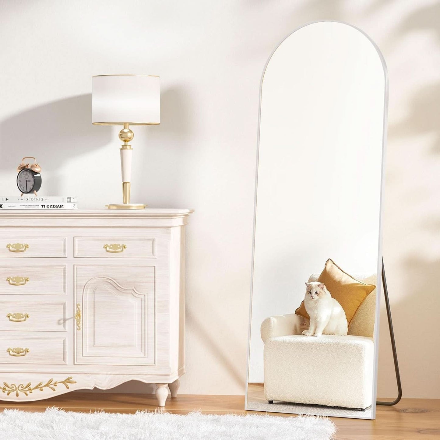 Arched Full Length Mirror 64x21 Inches For Living Room