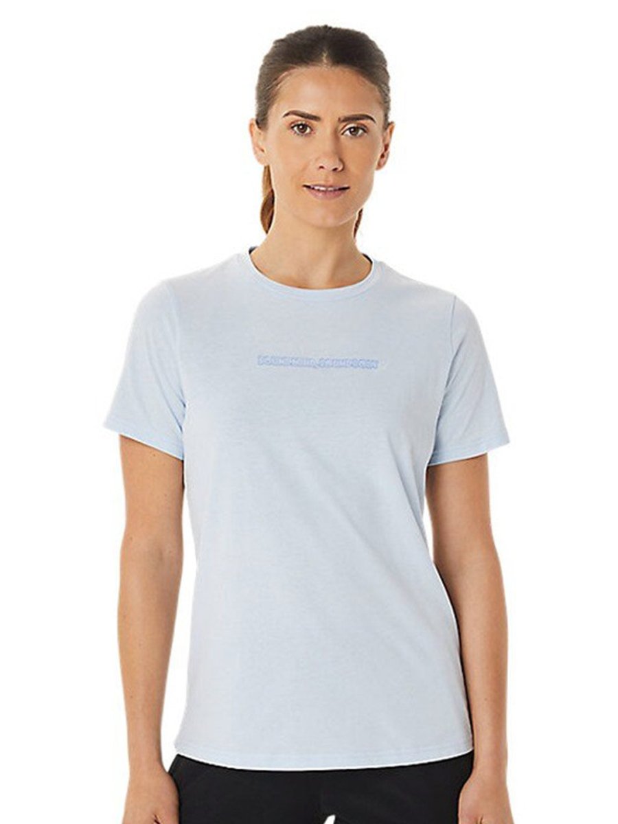 ASICS Logo Graphic Printed Round Neck T-shirt