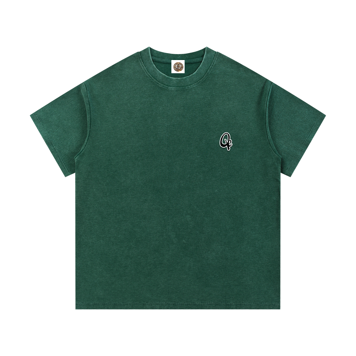 QE Mineral Wash Waffle Knit T-Shirt
