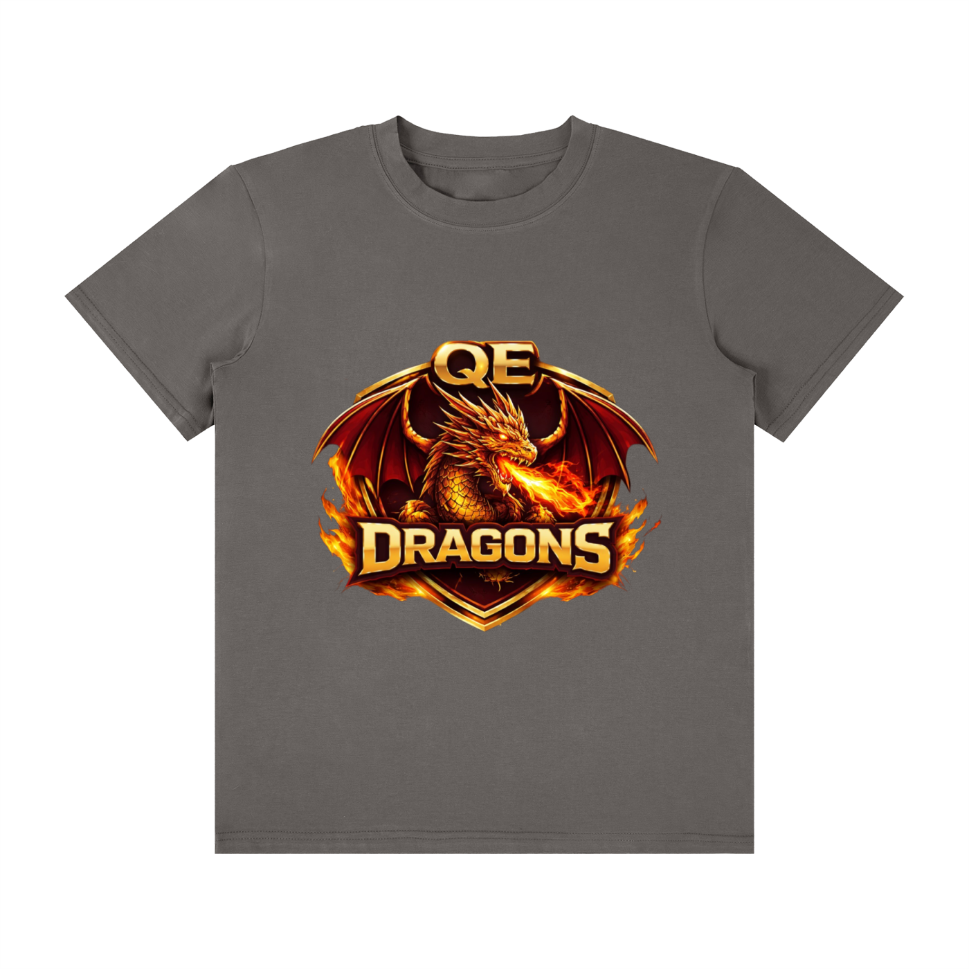 QE Dragons Unisex Classic Crew Neck Cotton T-Shirt