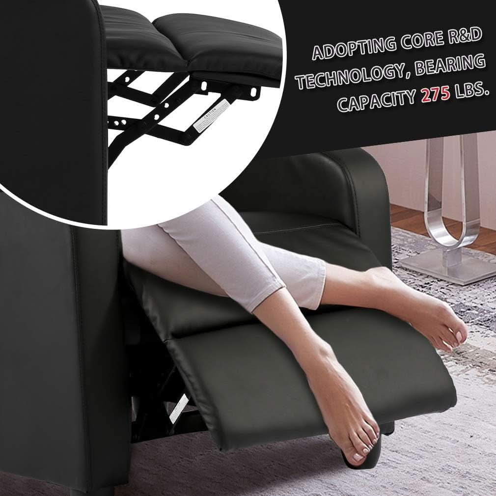 Modern Recliner Sofa With Easy Recline For Living Room