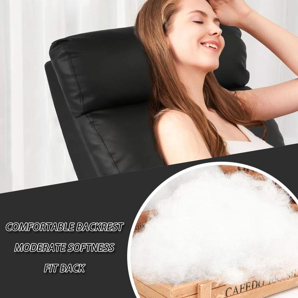 Modern Recliner Sofa With Easy Recline For Living Room