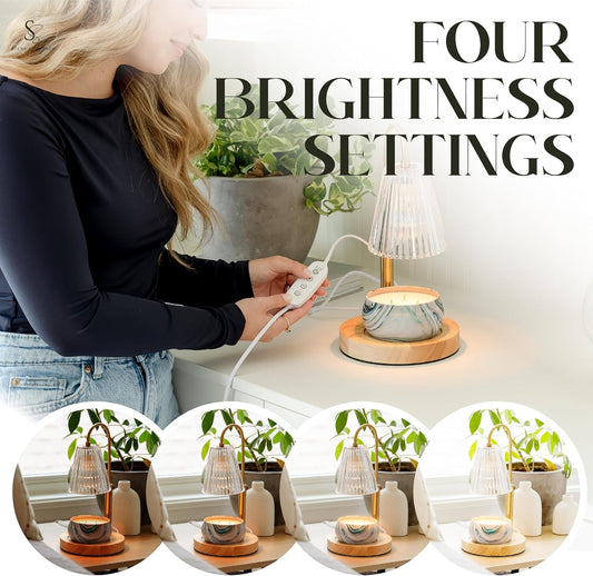 Electric Candle Warmer Lamp Large Programmable Timer