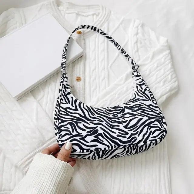 Elegant Pure Color Shoulder Underarm Bags, Casual Ladies Zipper Small Purse Top-handle Handbag For Ladies And Girls