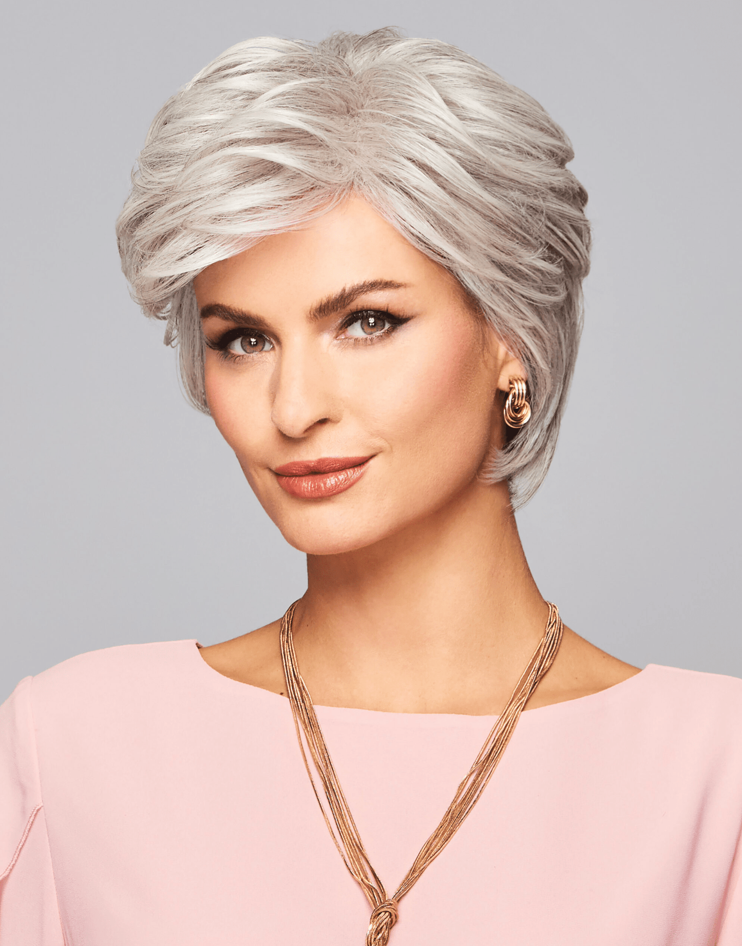 Enthusiastic Wig Cap, Short Shag with Layers and Volume by Hairuwear, Medium Red