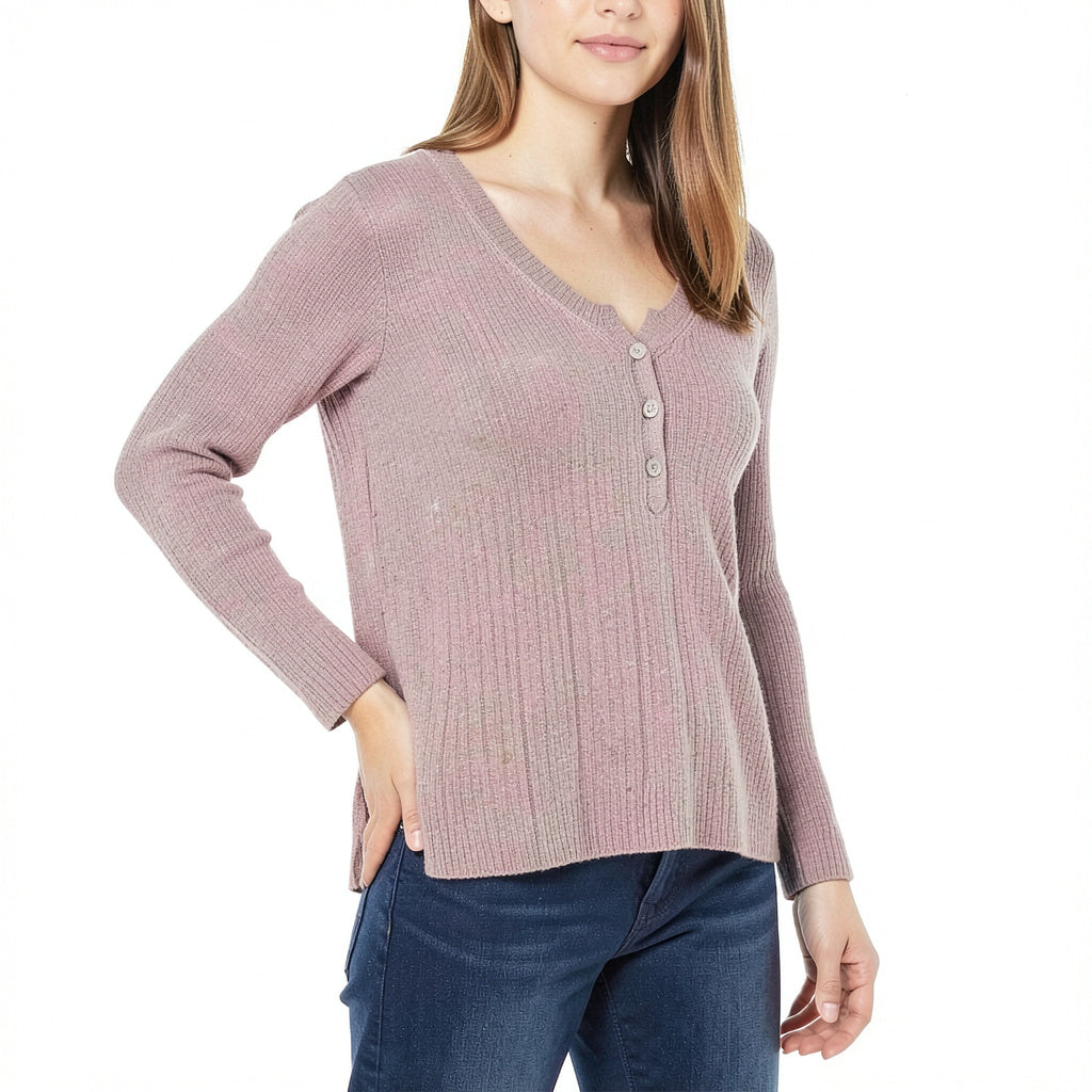 Hippie Rose Juniors Mossy Ribbed-Knit Tunic Top, Size XL