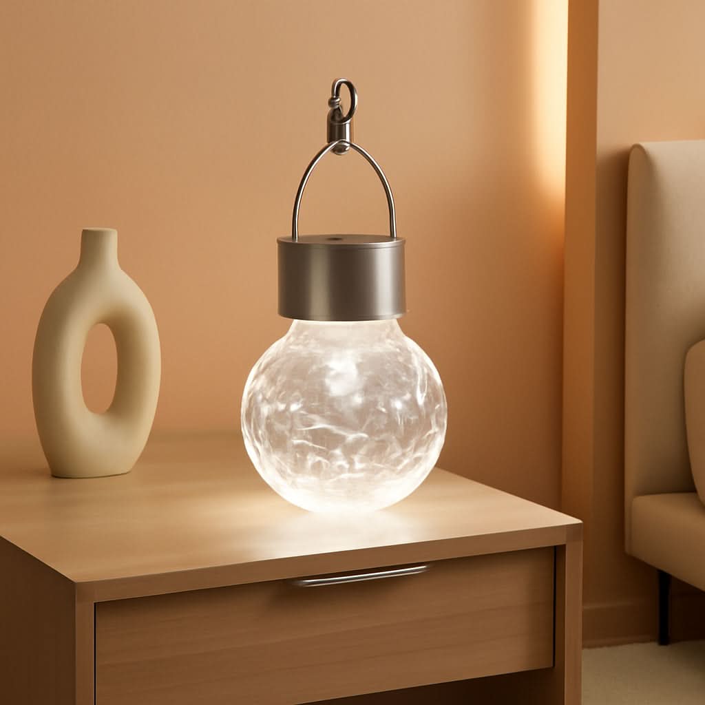 Solar Hanging Globe Lights Waterproof Cold White 24 Pack