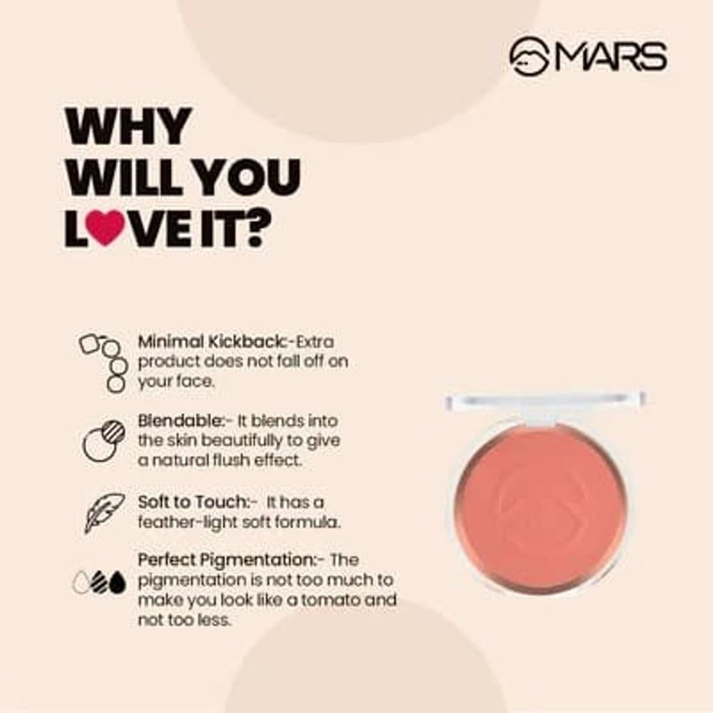 MARS Cosmetics Flush Of Love Face Blusher - 10