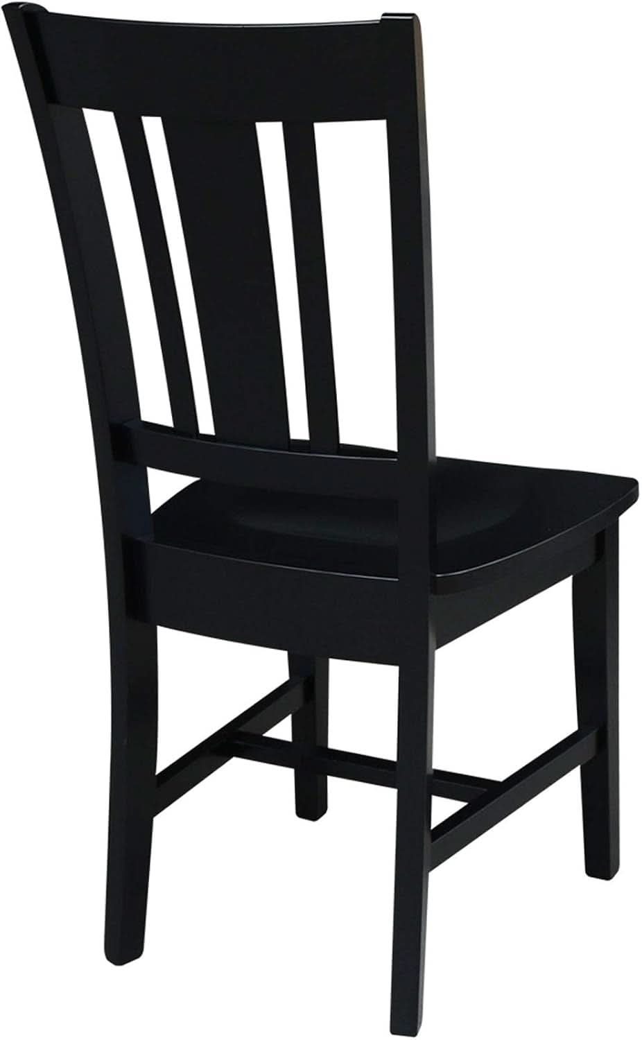 San Remo Splatback Dining Chairs Set Of Two, Black