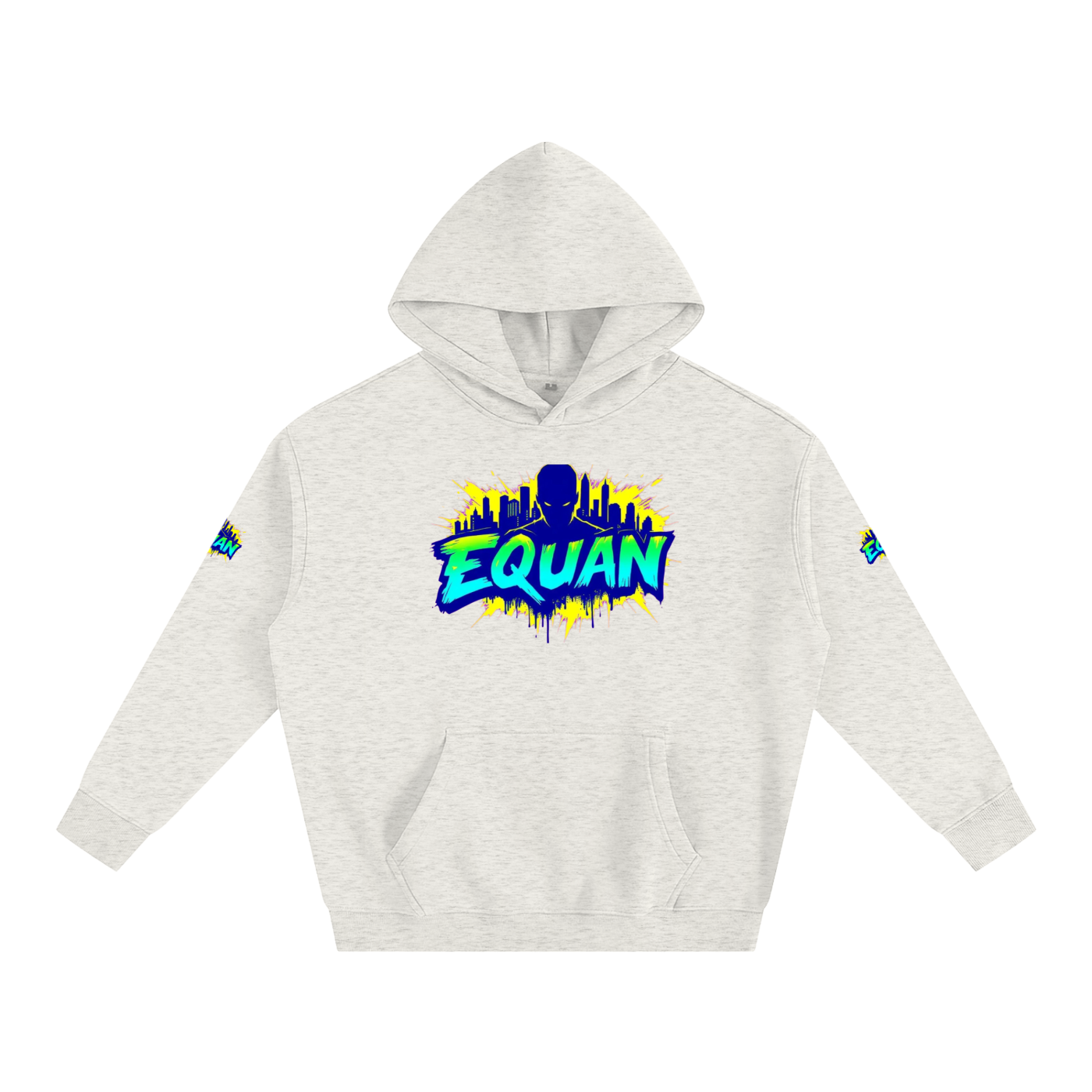 QE Oversize Fleeced Hoodie