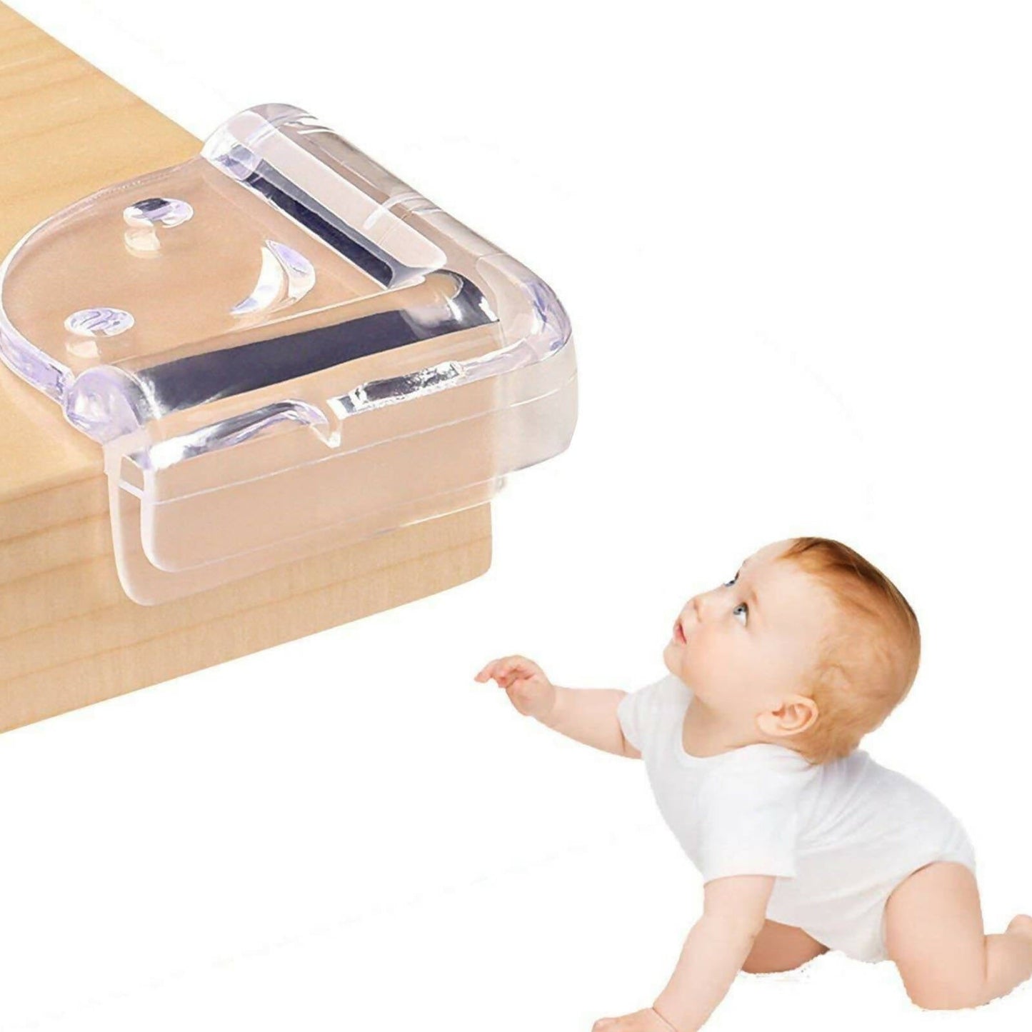 Safe-O-Kid Smiley Shaped, Compact Corner Safety For Sharp Corners