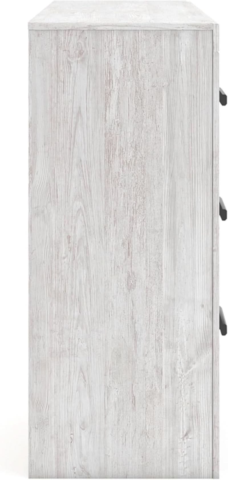 Cayboni Vintage 6 Drawer Dresser With Safety Stop White
