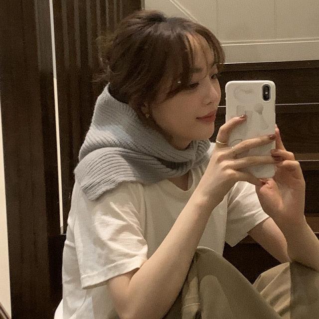 Fashion Balaclava Shawl Women Winter Hat