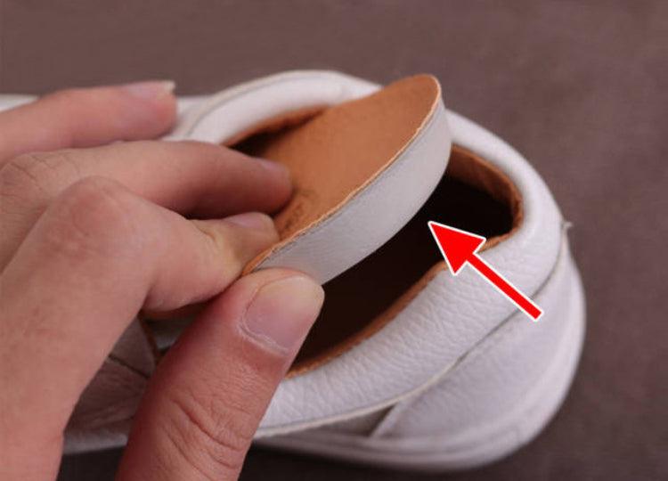 White Split Leather Lace Up Casual Luxury Leather Women's Fashion Flat Sneakers