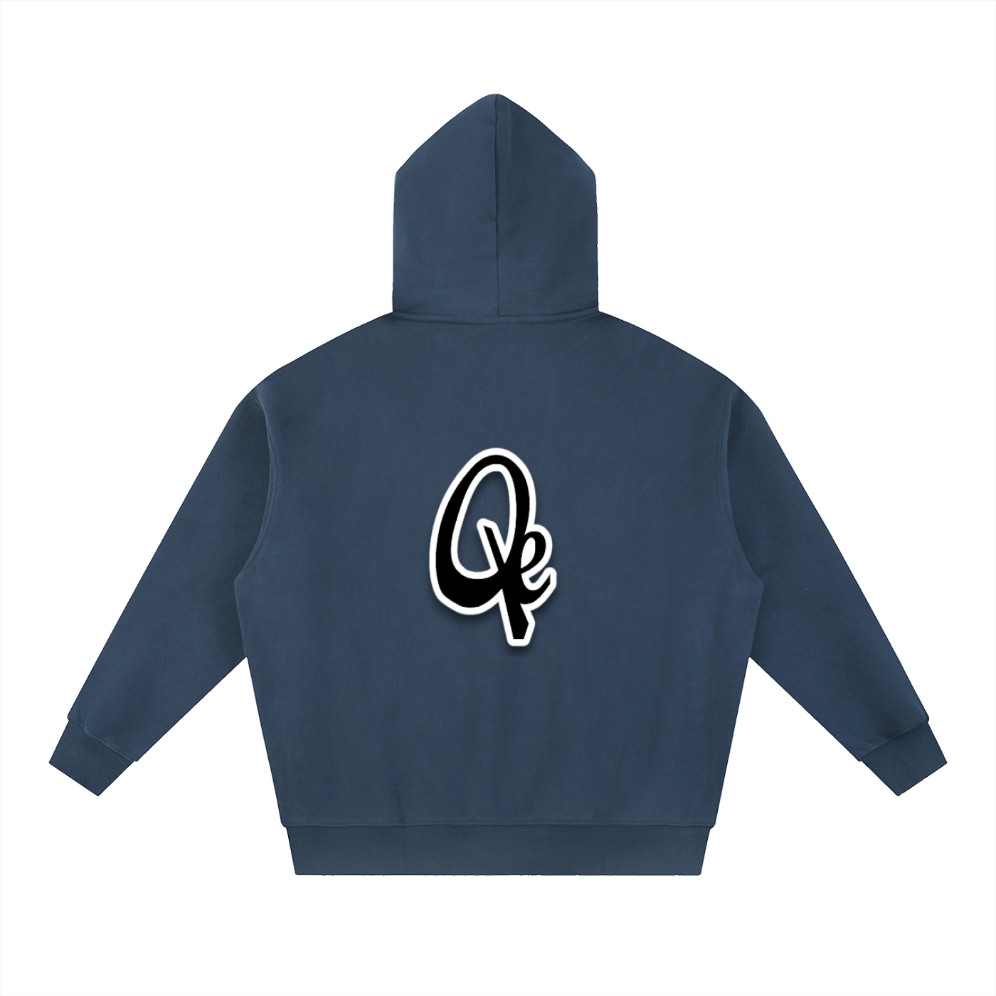 QE Essential Oversized Fleece Boxy Hoodie