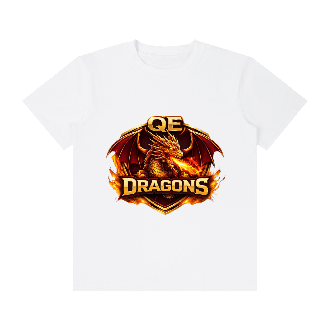 QE Dragons Unisex Classic Crew Neck Cotton T-Shirt
