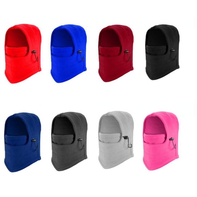 Fleece Plush Balaclava Winter Scarf Hat