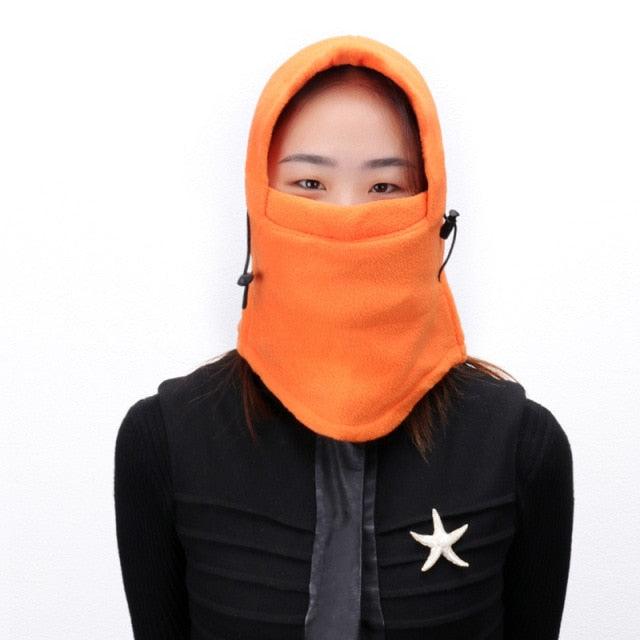 Fleece Plush Balaclava Winter Scarf Hat