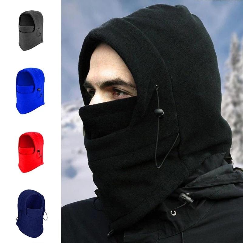 Fleece Plush Balaclava Winter Scarf Hat