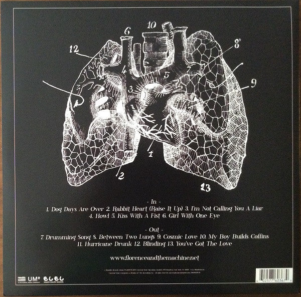 Lungs (BURGUNDY VINYL) | Mint (M) Mint (M)