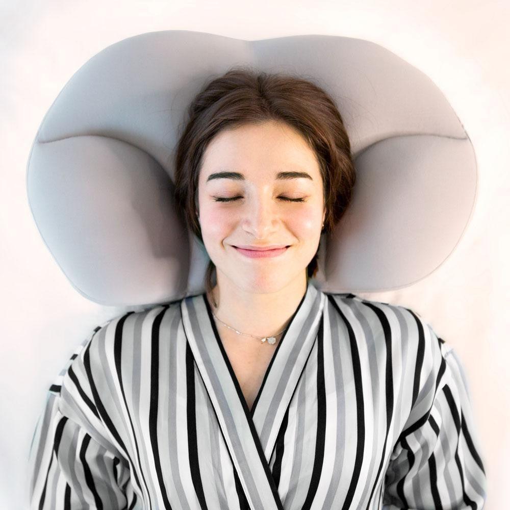 Foam Egg Pillow Butterfly Shape Baby Nursing Cushion micro-spheres Orthopedic Sleeping Cloud Pillow for Sleeping Neck Support Pillows Super Soft Pillow Seating Cushion Cute Room Decor for Girls Teens Tweens & Toddlers Flower Pillow