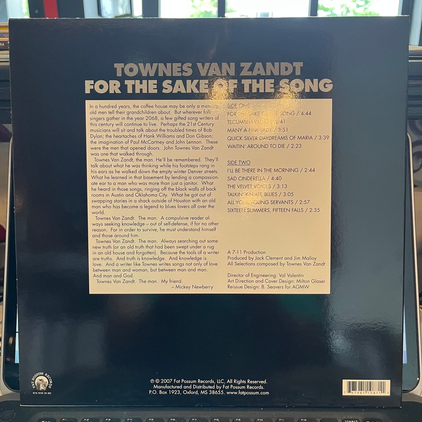 For The Sake Of The Song | Mint (M) Mint (M)