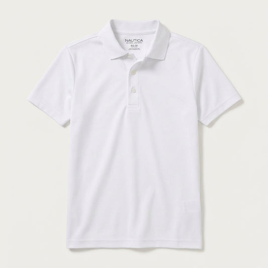 Nautica School Uniform Performance Polo, Big Boys Size Small/8