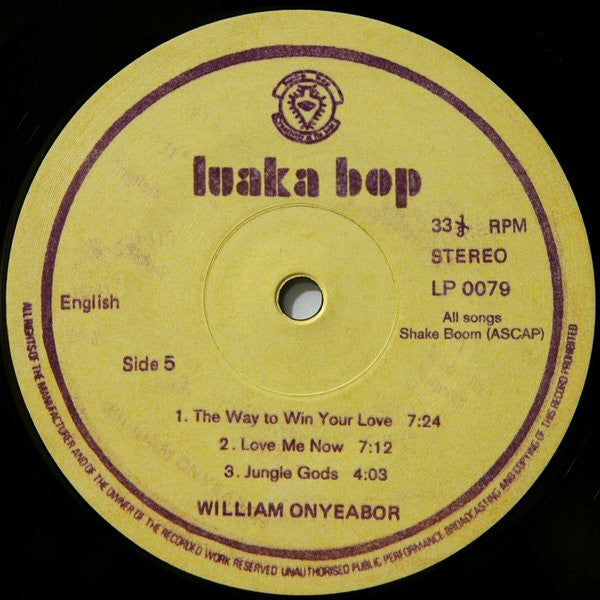 Who Is William Onyeabor? (3xVINYL) | Mint (M) Mint (M)