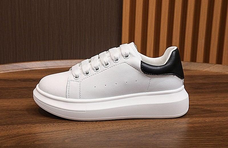 Genuine Leather Women Platform Autumn Fashion Sports Walking Sneakers