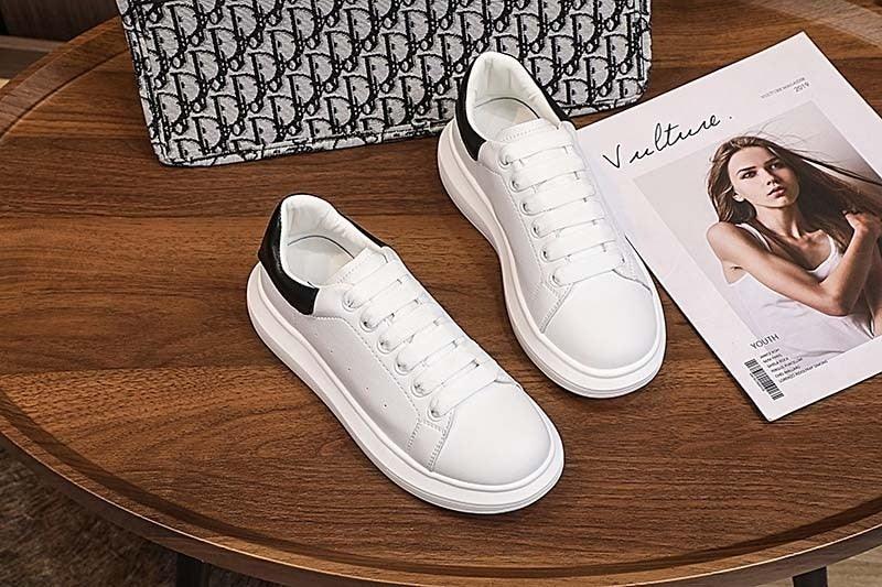 Genuine Leather Women Platform Autumn Fashion Sports Walking Sneakers