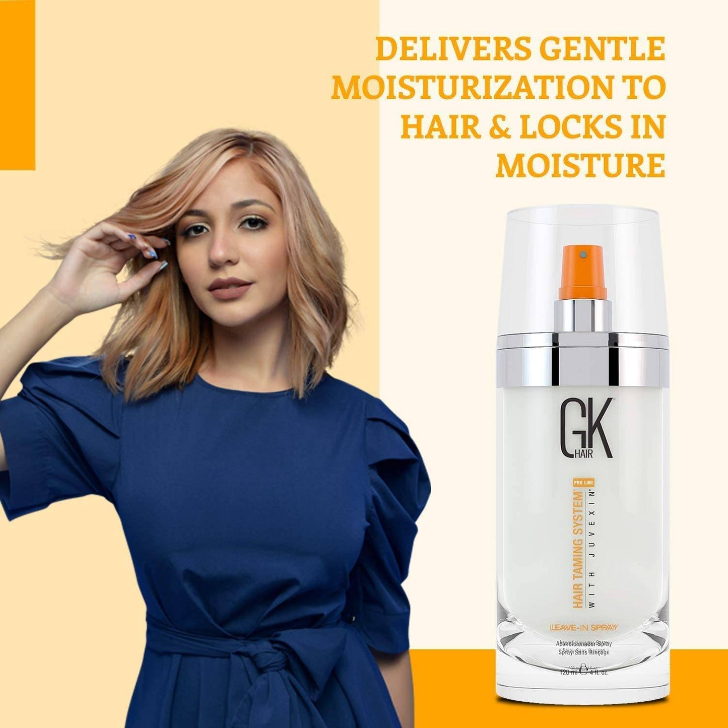 GK HAIR Global Keratin Leave In Conditioner Hair Spray (4 Fl Oz