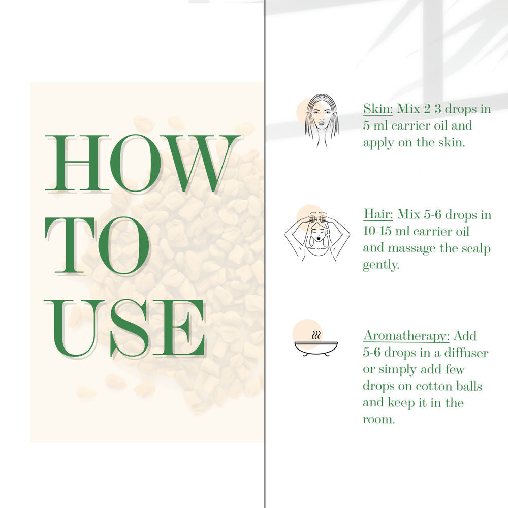 Good Vibes 100% Pure Essential Oil - Fenugreek