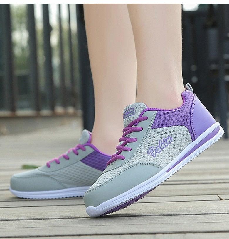 Spring Summer Breathable Women Casual Trainers Running Sneakers