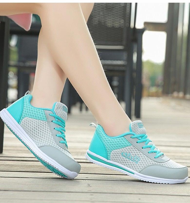 Spring Summer Breathable Women Casual Trainers Running Sneakers