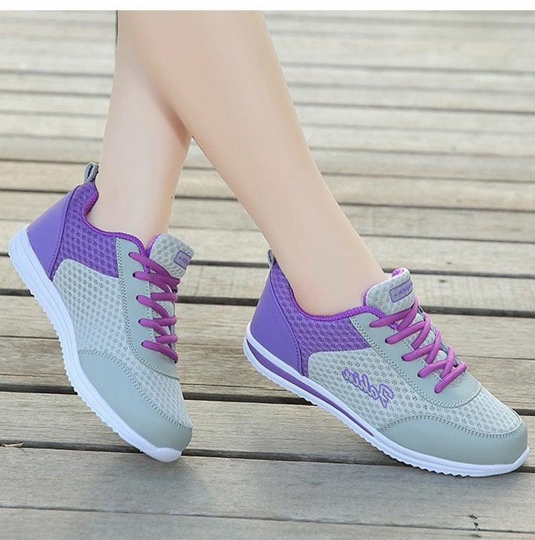 Spring Summer Breathable Women Casual Trainers Running Sneakers
