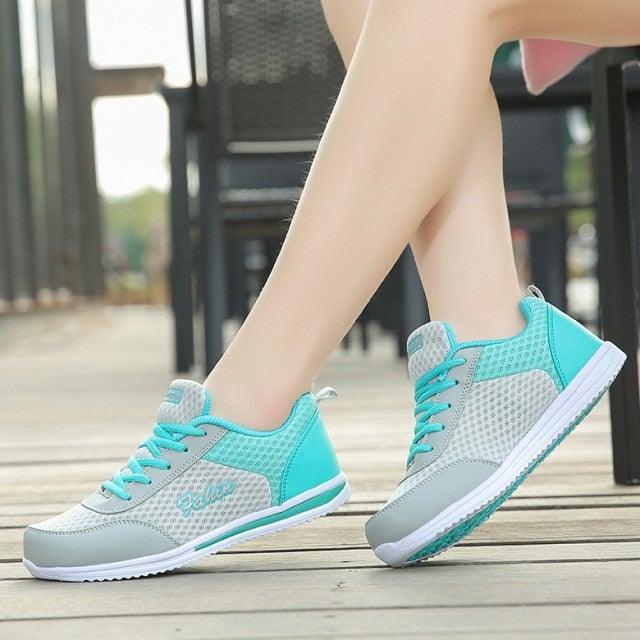 Spring Summer Breathable Women Casual Trainers Running Sneakers