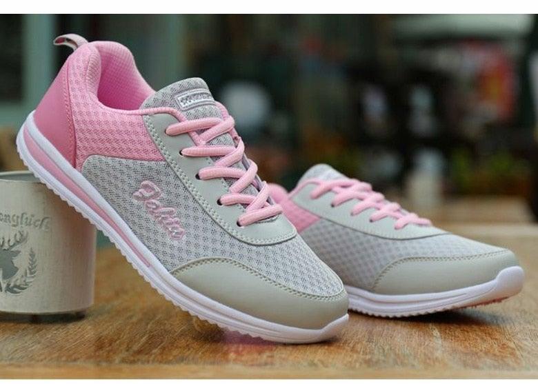 Spring Summer Breathable Women Casual Trainers Running Sneakers