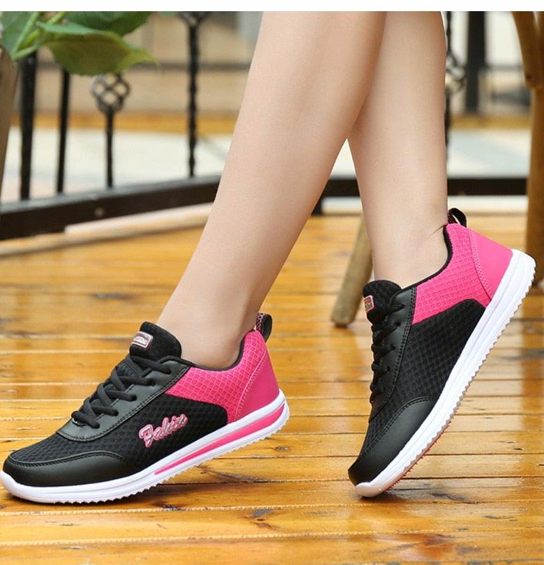 Spring Summer Breathable Women Casual Trainers Running Sneakers