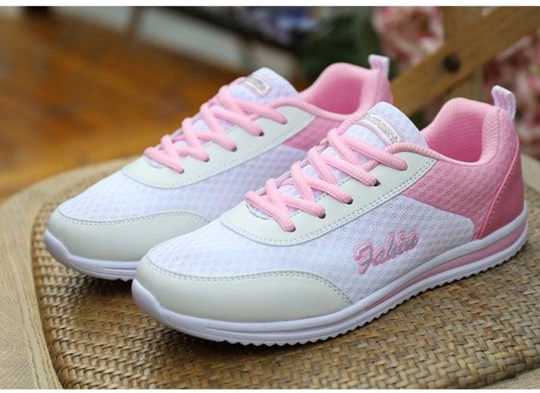 Spring Summer Breathable Women Casual Trainers Running Sneakers