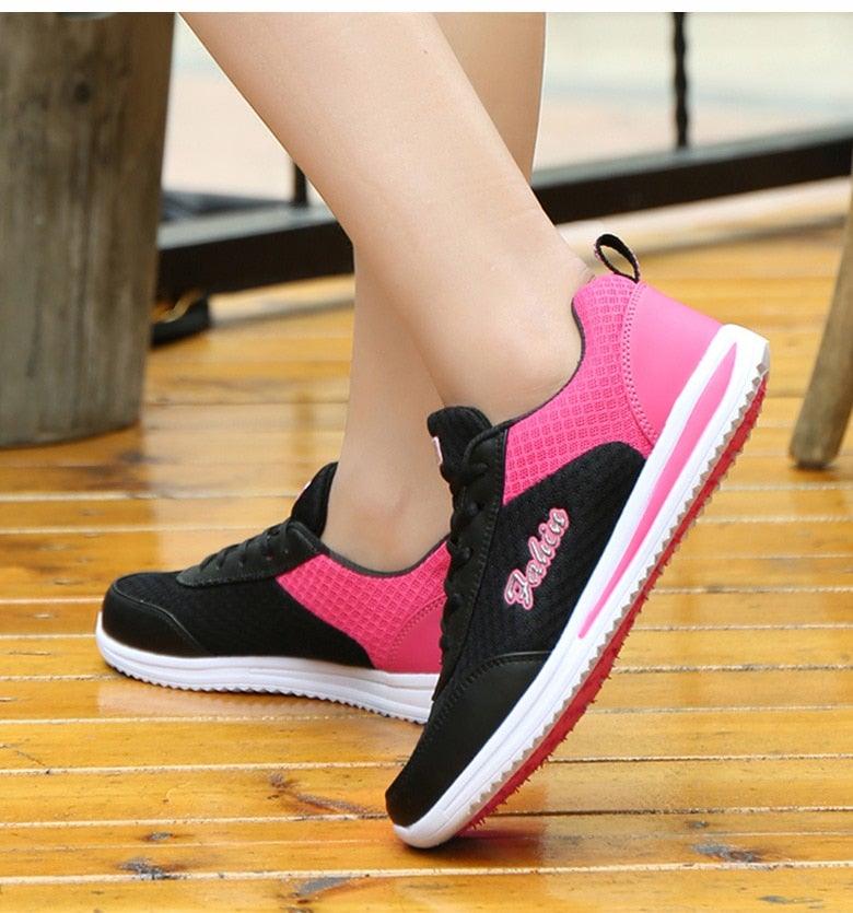 Spring Summer Breathable Women Casual Trainers Running Sneakers