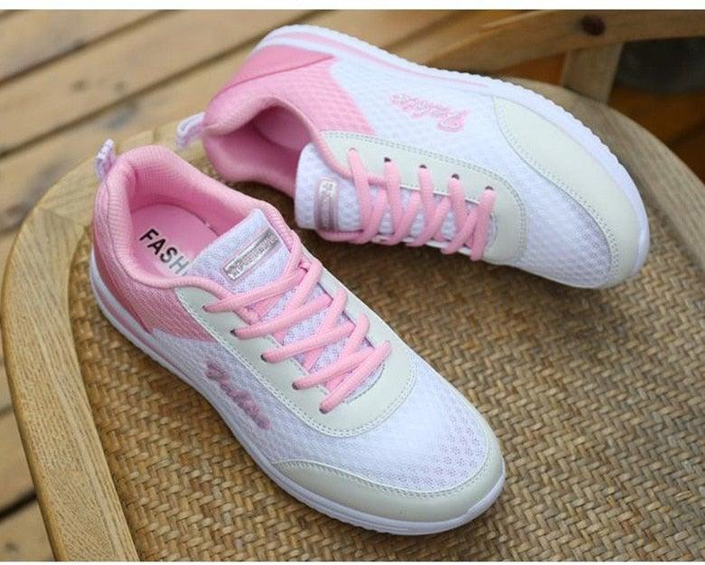 Spring Summer Breathable Women Casual Trainers Running Sneakers