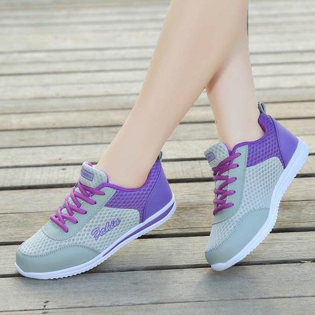 Spring Summer Breathable Women Casual Trainers Running Sneakers