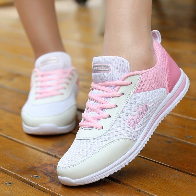 Spring Summer Breathable Women Casual Trainers Running Sneakers