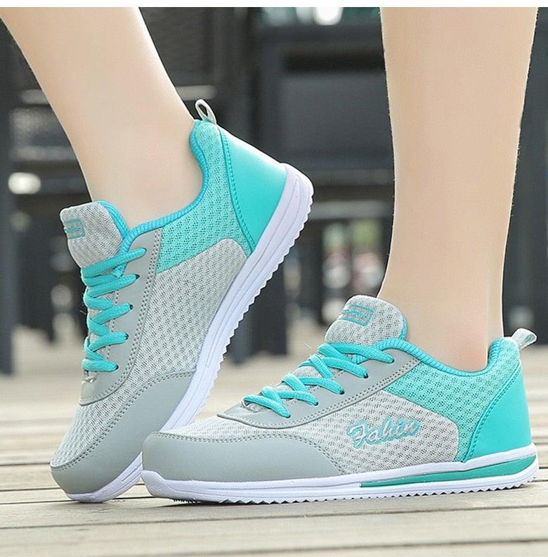 Spring Summer Breathable Women Casual Trainers Running Sneakers