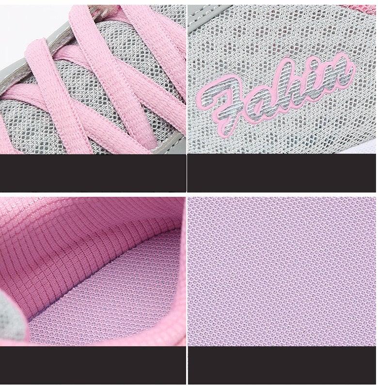 Spring Summer Breathable Women Casual Trainers Running Sneakers